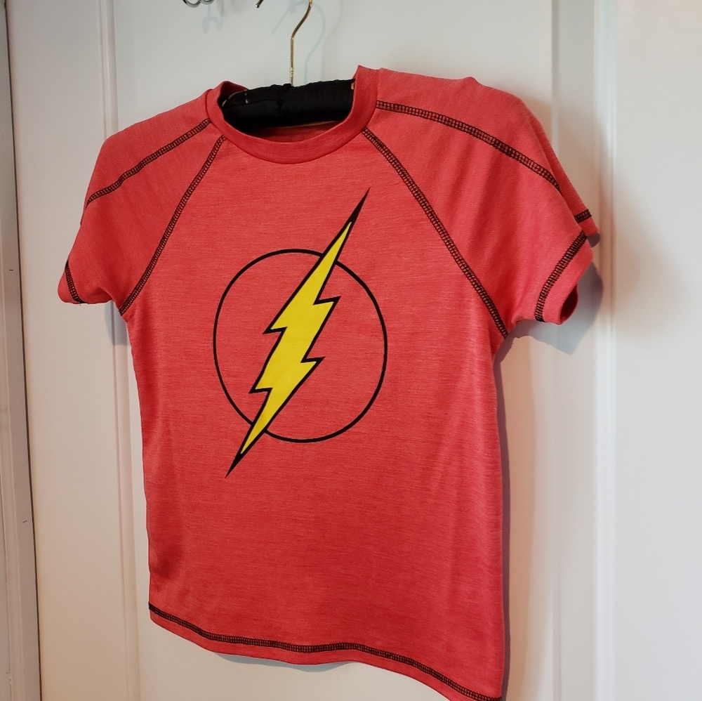 The Flash Red Short Sleeve Shirt - Boys Size 8